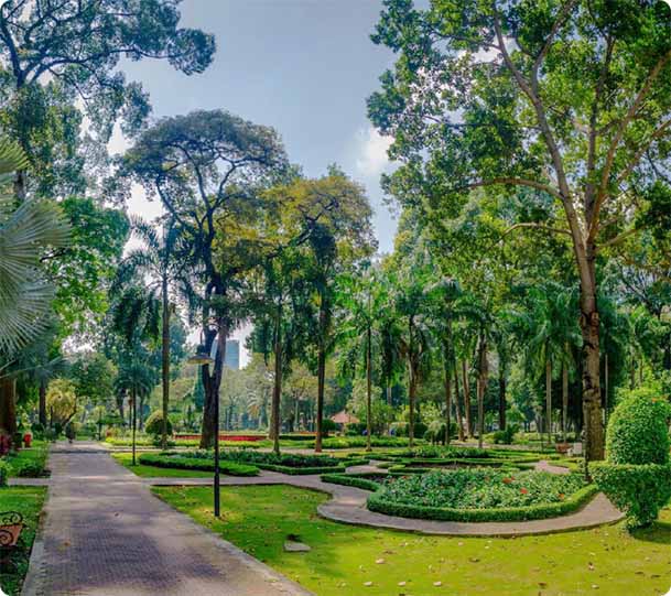 Parque de Tao Dan en Ho Chi Minh