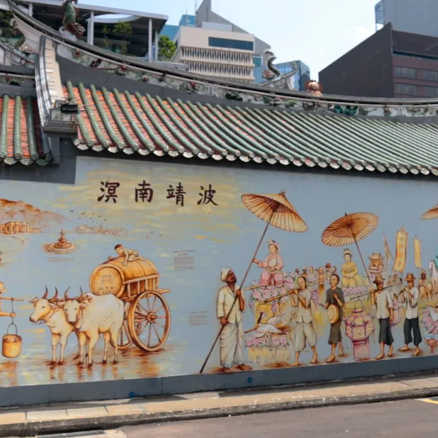 Murales en Chinatown, Guía de Singapur