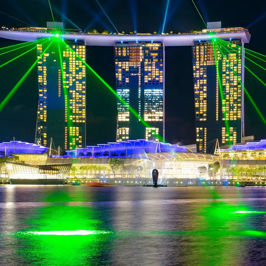 Espectáculo de agua y luces Spectra, en Singapur - Guía de Singapur