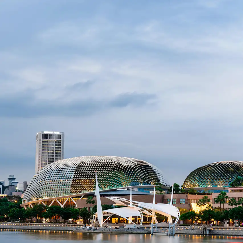 Paseo marítimo Promenade - Guía de Singapur