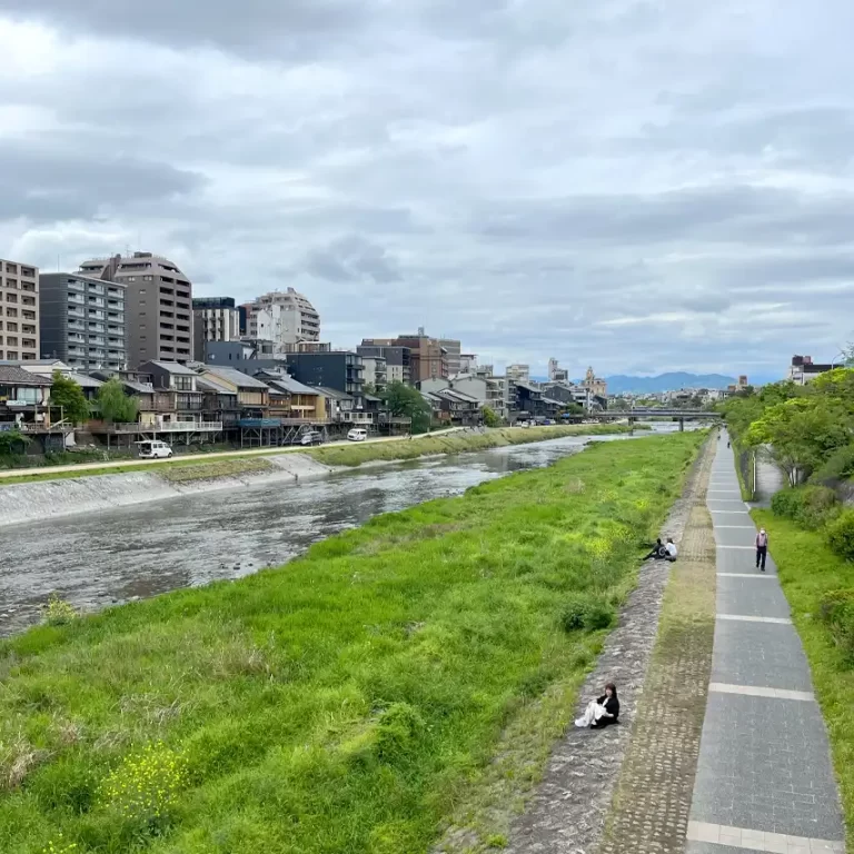 Río Kamo en Kioto - Guía rápida de Kioto, Japón